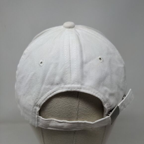 Bride Slideback Hat White One Size Adjustable Embroidered Miss to Mrs Faux Suede - Picture 5 of 9